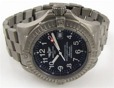 breitling bracelet titanium|breitling titanium avenger.